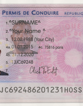 Buy French Driver's License online