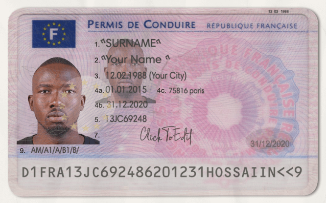 Buy French Driver's License online